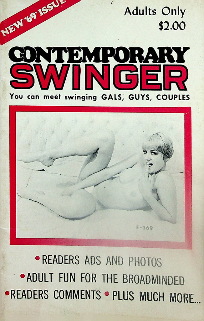Contemporary Swinger Digest Magazine  Swinging Gals, Guys, & Couples vol.2 #1 1969    102924lm-p