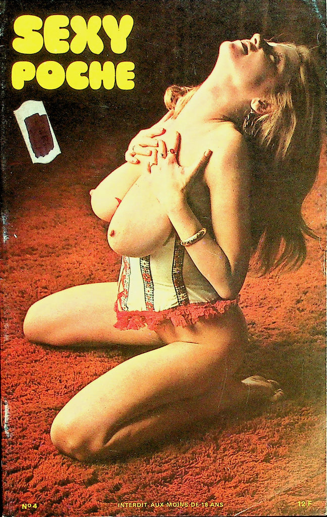 Sexy Poche French International Digest   Roberta Pedon (Cover Only) #4 1974   013126lmp