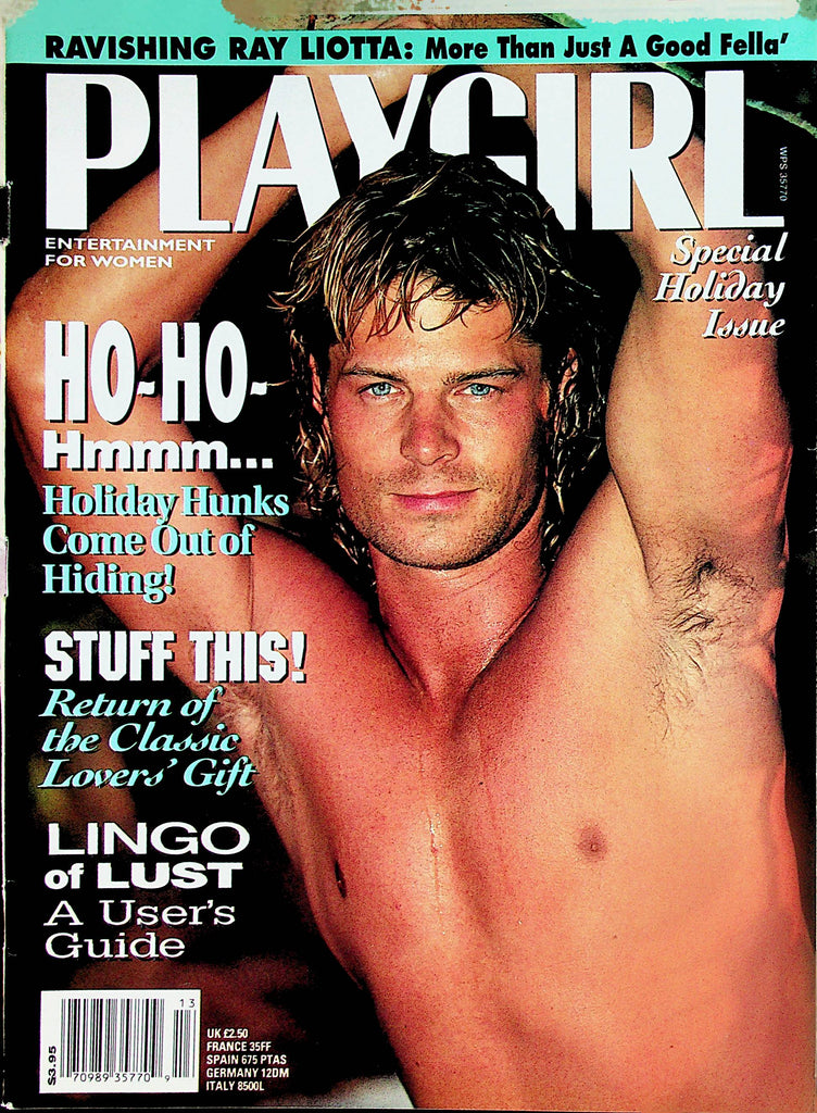 Playgirl Magazine  Cover Guy Bart Savage  1992 Special Holiday Issue     102223lm-p