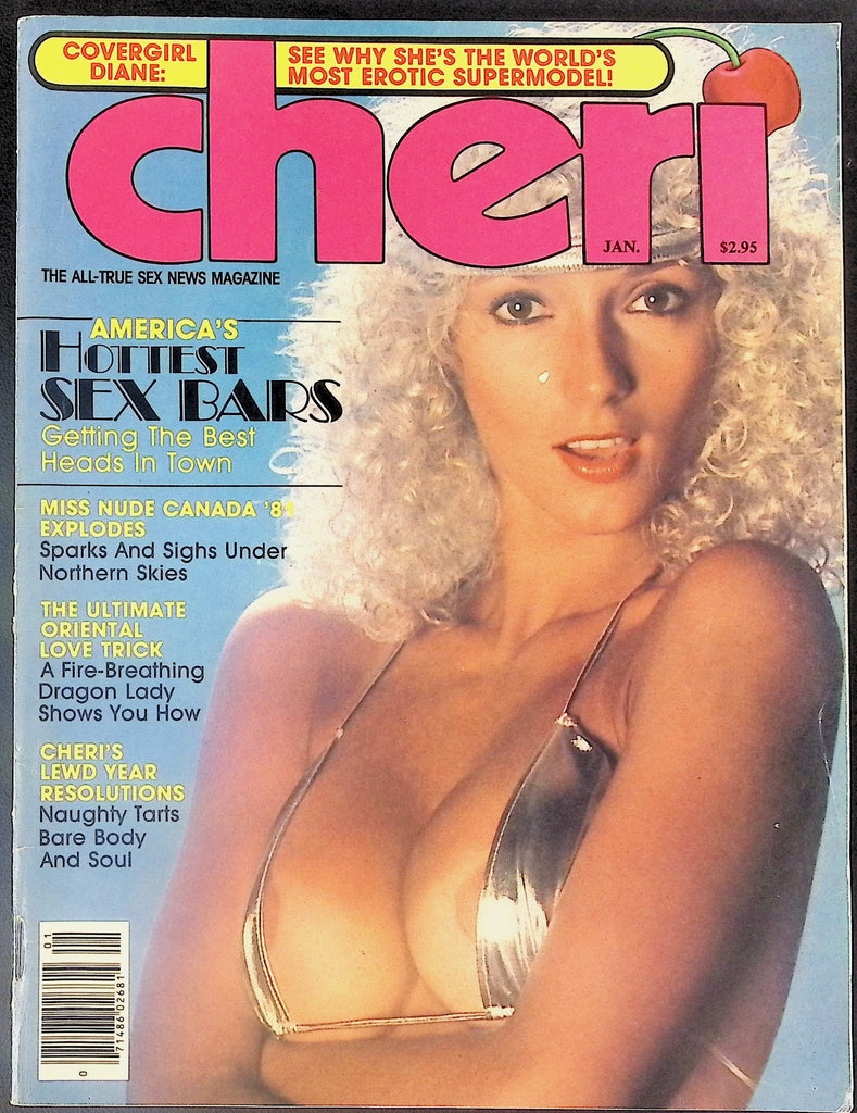CLEARANCE Cheri Magazine ft. Covergirl Diane, America's Hottest Sex Bars Jan 1982 091725AKNON-18