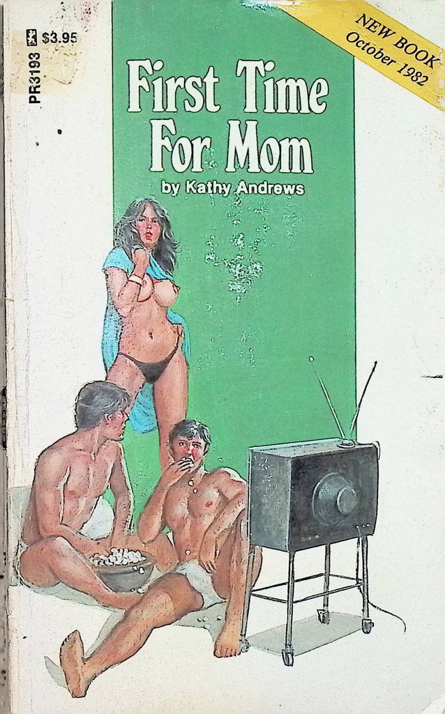First Time for Mom by Kathy Andrews October 1982 PR3193 Greenleaf Classics Adult Erotic Paperback Novel-060424AMP