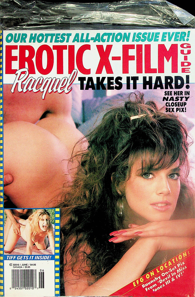 Erotic X-Film Guide Magazine  Racquel Darrian  June  1990's    New/Sealed     010324lm-p