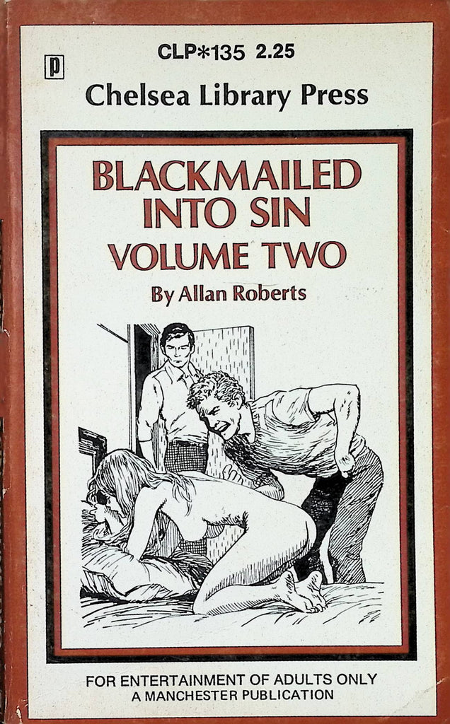 Into Sin Volume Two by Allan Roberts CLP135 1973 Chelsea Library Press Adult Paperback Novel-110724AMP