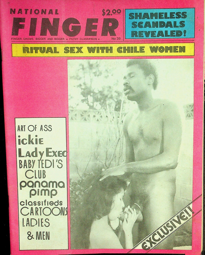 National Finger Adult Newspaper Magazine  Ritual Sex With Chile Women  #39 1970's   090126lmp2-GSC