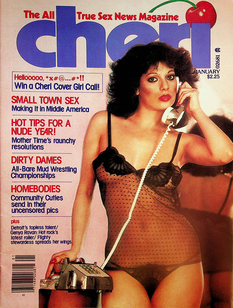 Cheri Magazine   Dirty Dames All-Bare Mud Wrestling  January 1979   033124lm-p