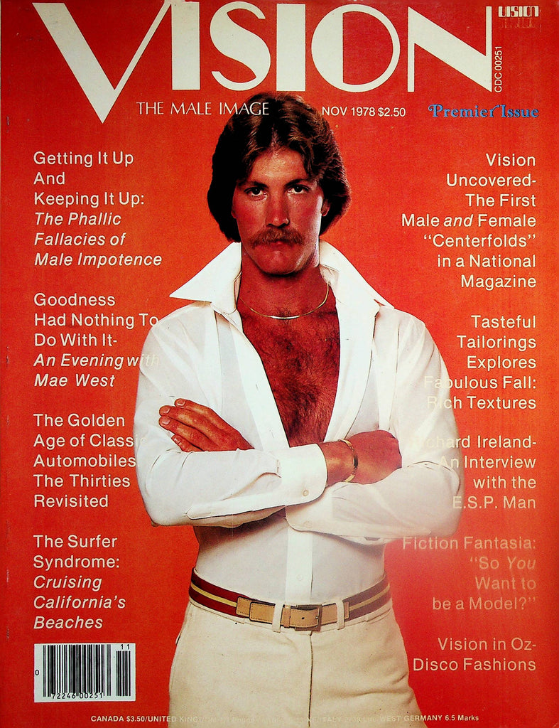 Vision The Male Image Magazine   Premier Issue!  Cover Guy Dale Lancot  October 1978    050325lm-p