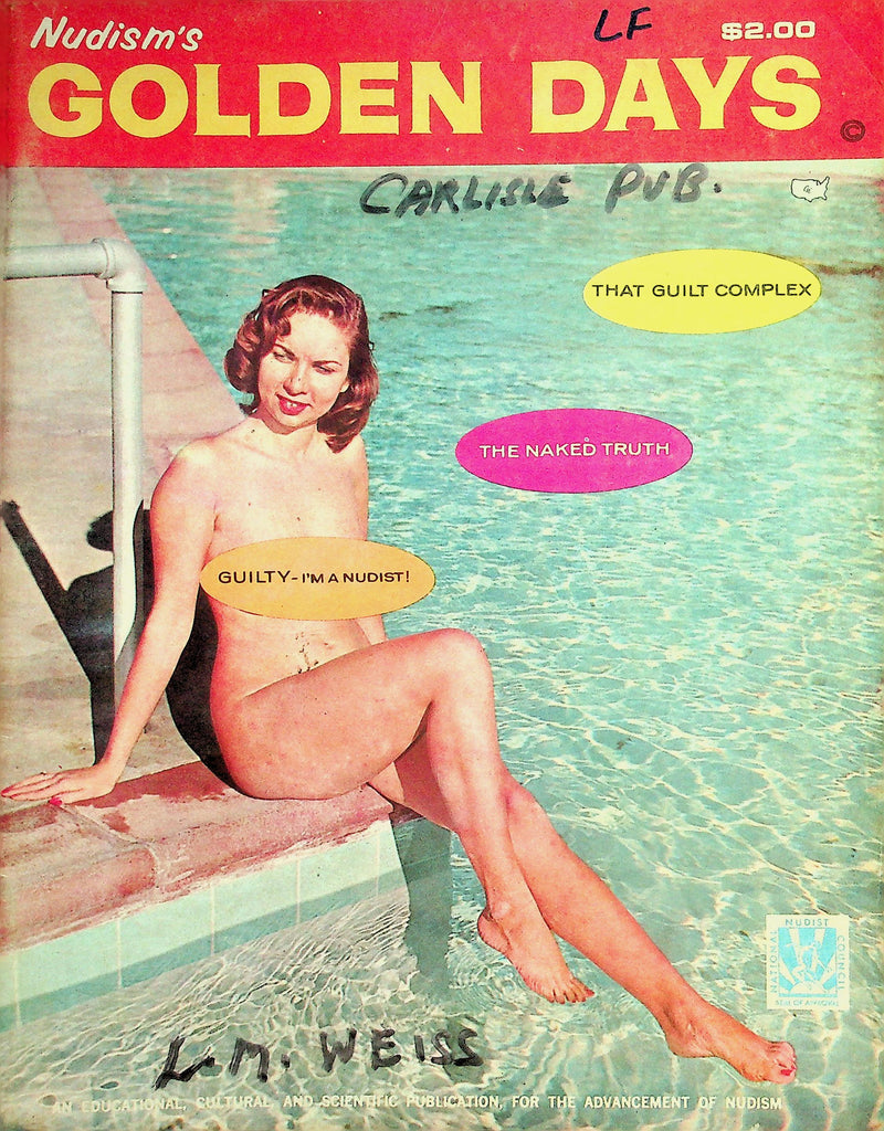Nudism's Golden Days Magazine  That Guilt Complex / The Naked Truth  vol.1 #6  1960's    063026lmp-GSC
