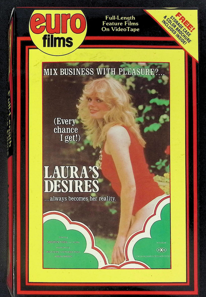 Laura's Desires ft. Siegrun Theil, Iris Stern, Stephanie Ross Adult VHS Euro Films 101725AKVHS