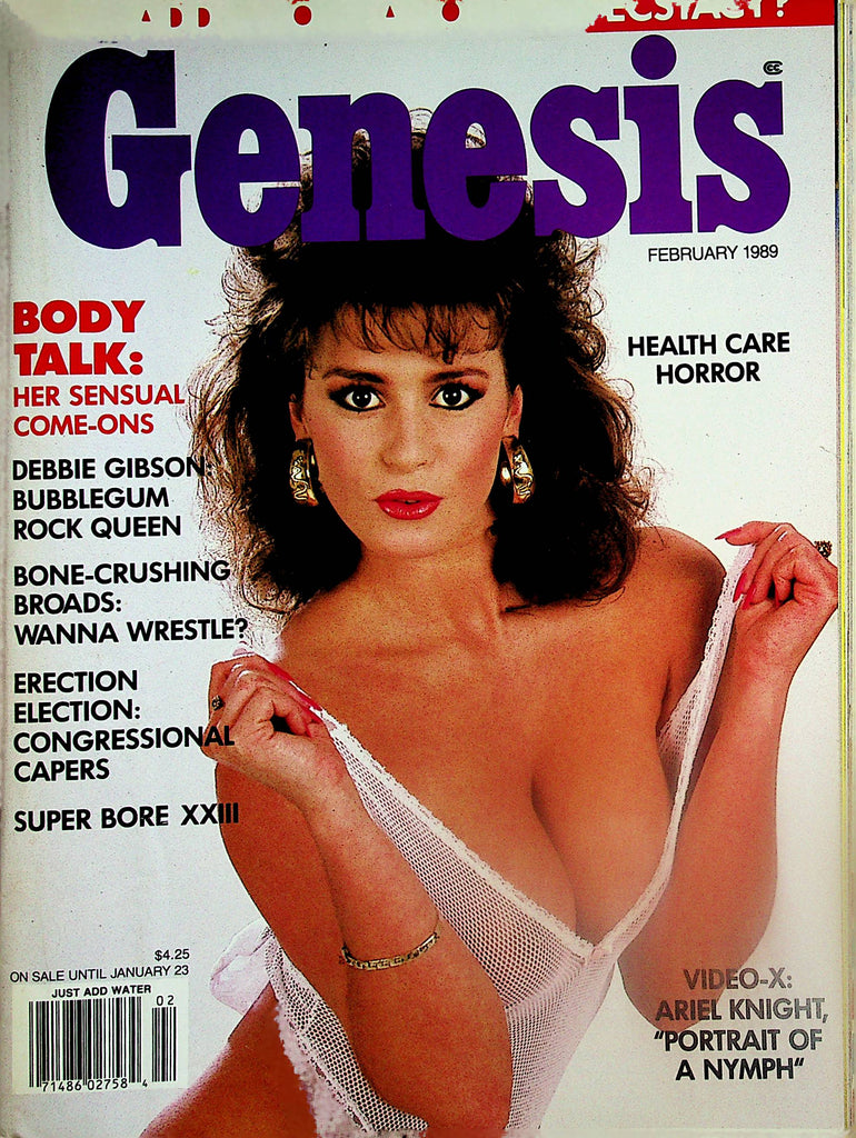 Genesis Magazine  Covergirl Ava / Debbie Gibson Rock Queen  February 1989  022425lm-p