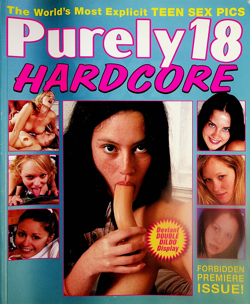 Purely 18 Hardcore Magazine   Jassie & Morgan Double Dildo  #1  2002 Premiere Issue   112124lm-p2