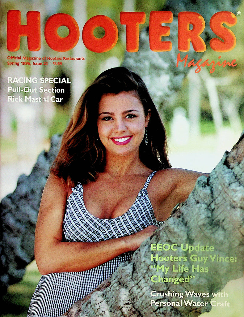 Hooters Magazine  Covergirl Elaine /  Racing Special Pull-Out Section Rick Mast #1  Car  #22 Spring 1996    061224lm-p
