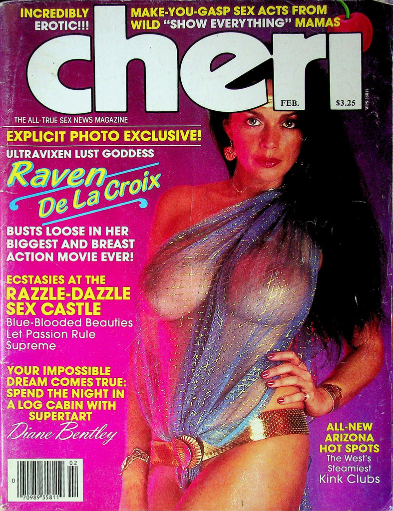 Cheri Magazine Ft. Raven De La Croix & Diane Bentley February 1984 052925RP