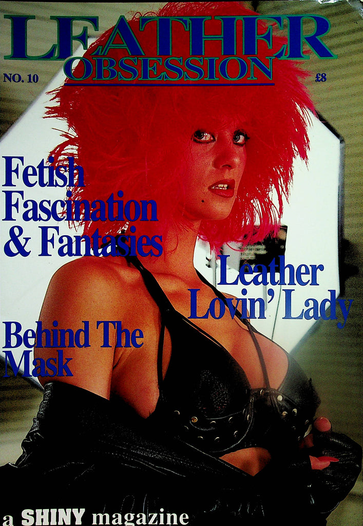 Leather Obsession Fetish Magazine  Leather Lovin' Lady  #10  1990's  Shiny   090524lm-p