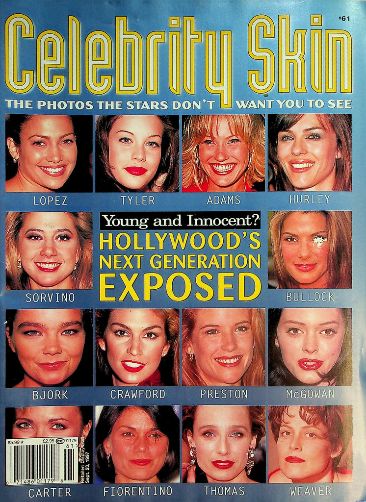 Celebrity Skin Magazine  Hollywood's Next Generation Exposed : Liv Taylor, Jennifer Lopez, Liv Taylor & More!  #61  1997  032526lmp