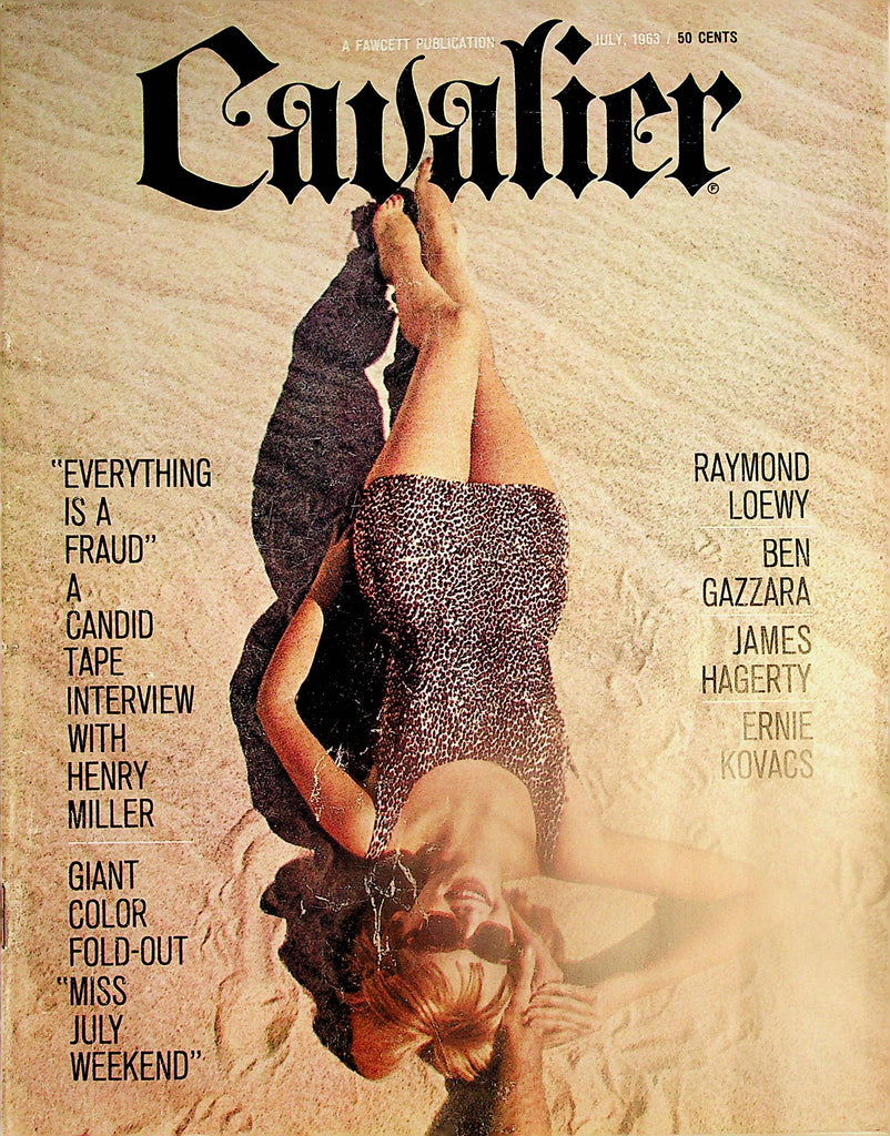 Cavalier Magazine  Miss July Centerfold Carol Baughman  July 1963  101224lm-p