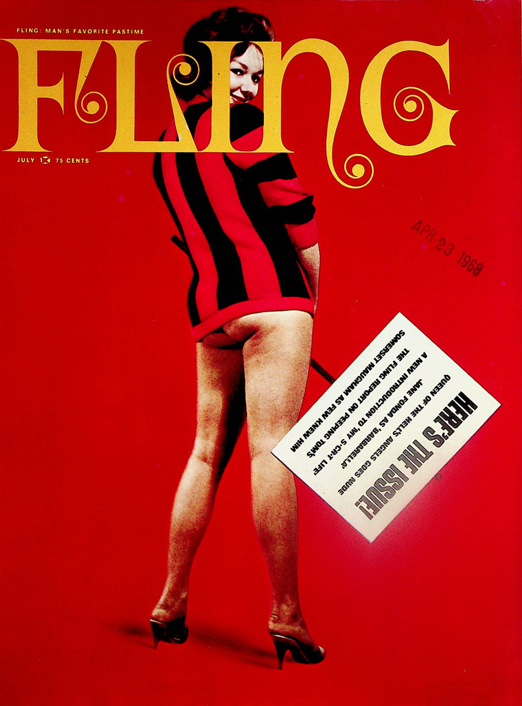 Fling Busty Magazine   Jane Fonda As Barbarella / Hell's Angels Jeanette Carson  July 1968  060224lm-p
