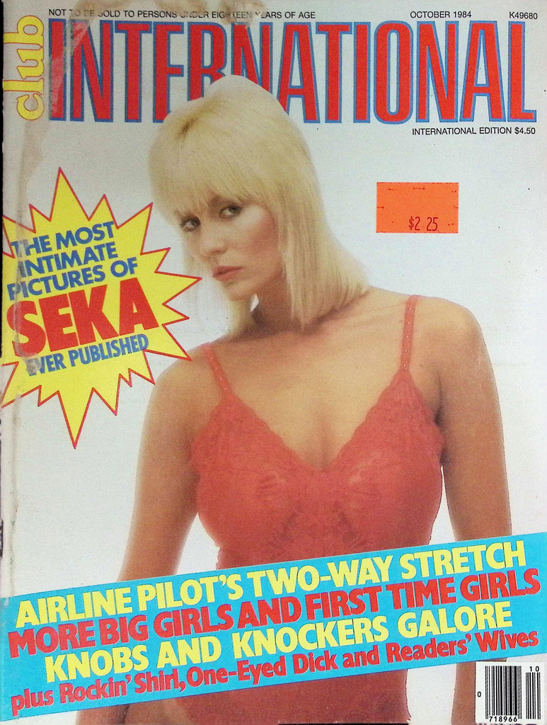 Club International Magazine October 1984 Seka  100426LLP