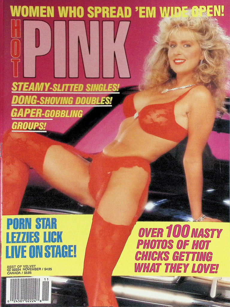 Hot Pink Magazine 1992 Porn Star Lezzies Lick Live on Stage   101526LLP