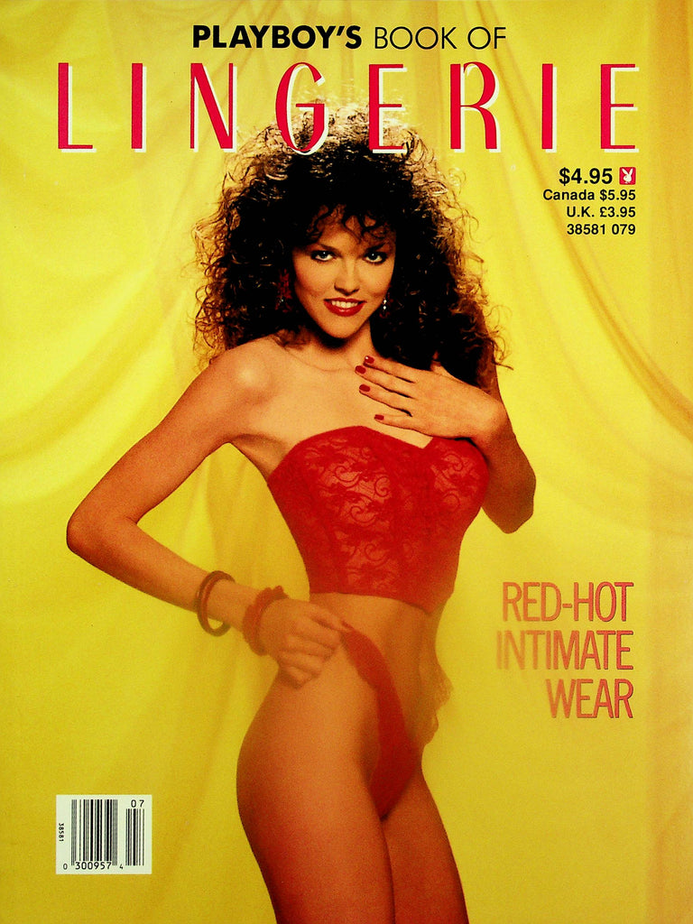Playboy's 1988 Book Of Lingerie Magazine  Covergirl Suzi Schott  July 1989    062825lm-p
