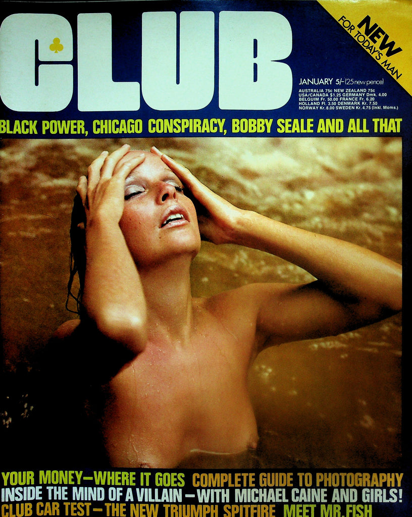 Club Magazine  Caribbean Quest / Michael Caine and Girls!   January 1970    110725lm-p