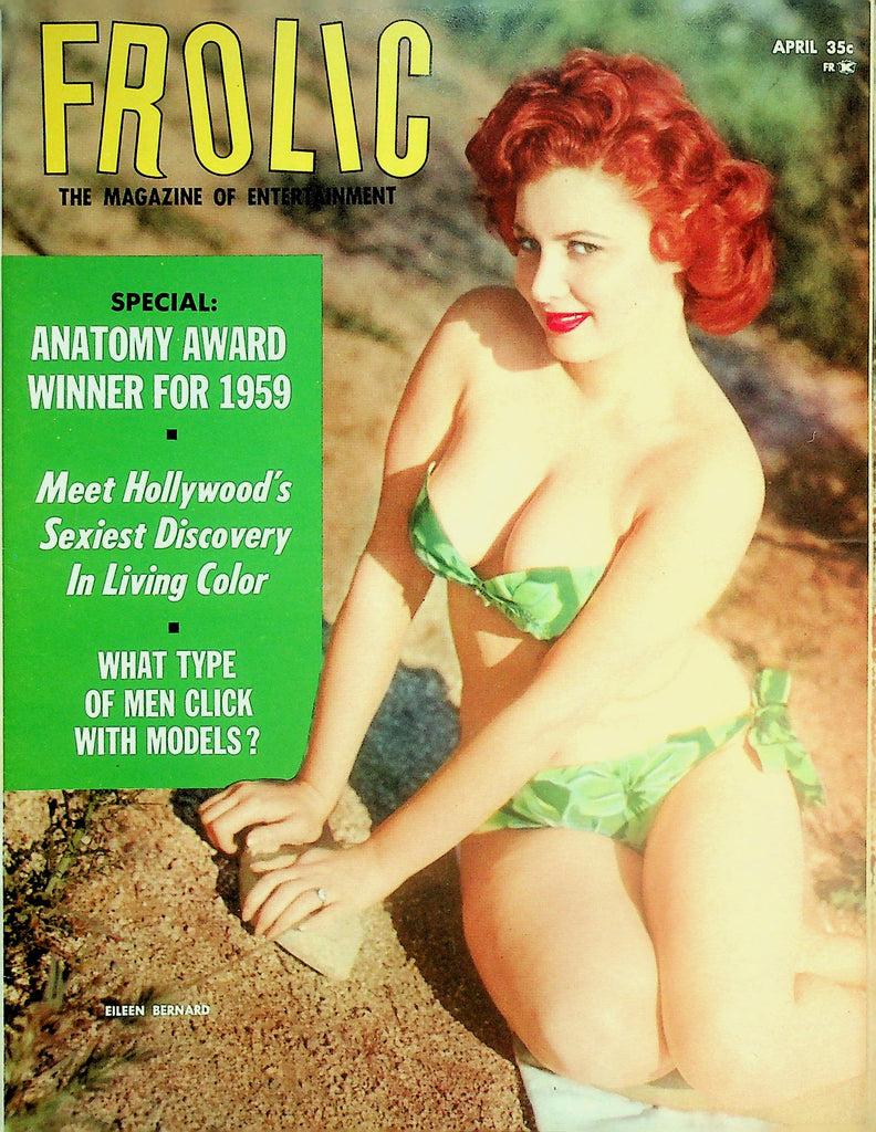 Frolic Magazine  Covergirl Eileen Bernard  April 1959 w/CF      033126lmp