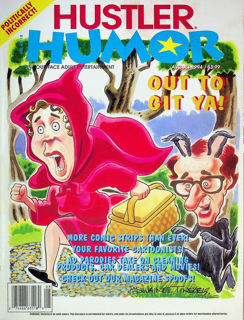 Hustler Humor Magazine Red Riding Hood August 1994 092524RP