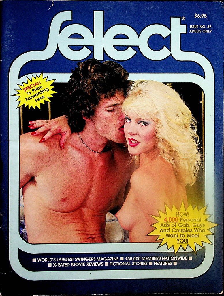 Select Swingers Contact Magazine    Ads, Movie Reviews, Articles & Features  #87  1973   031525lm-p