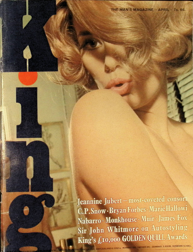 King Magazine April 1967 Jeannie Jubert Marie Hallowi James Fox 101025AMP