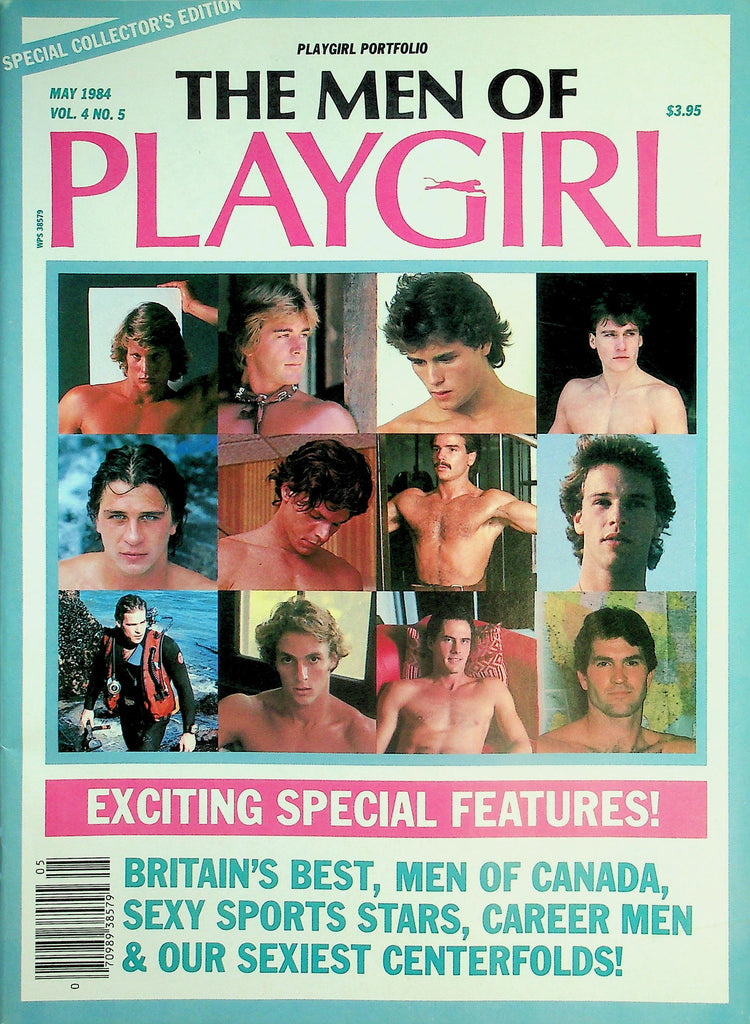 The Men Of Playgirl Magazine  Britain's Best, Men Of Canada & Sexiest Centerfolds! May 1984  Collector Edition   022526lmp2