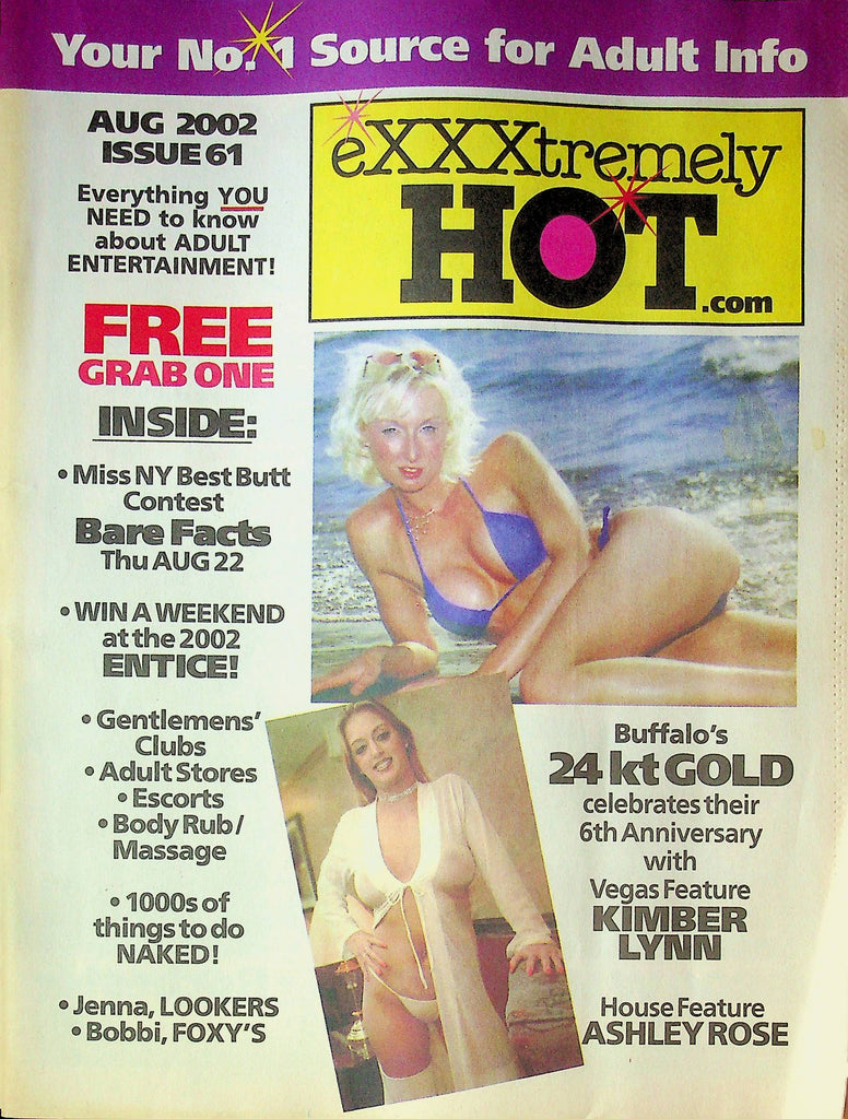 eXXXtremely Hot . com Magazine Kimber Lynn & Ashley Rose August 2002 #61  042924RP