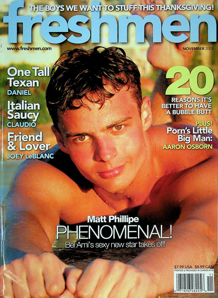 Freshmen Gay Magazine Ft. Matt Phillipe & Aaron Osborn November 2003 072325RP-