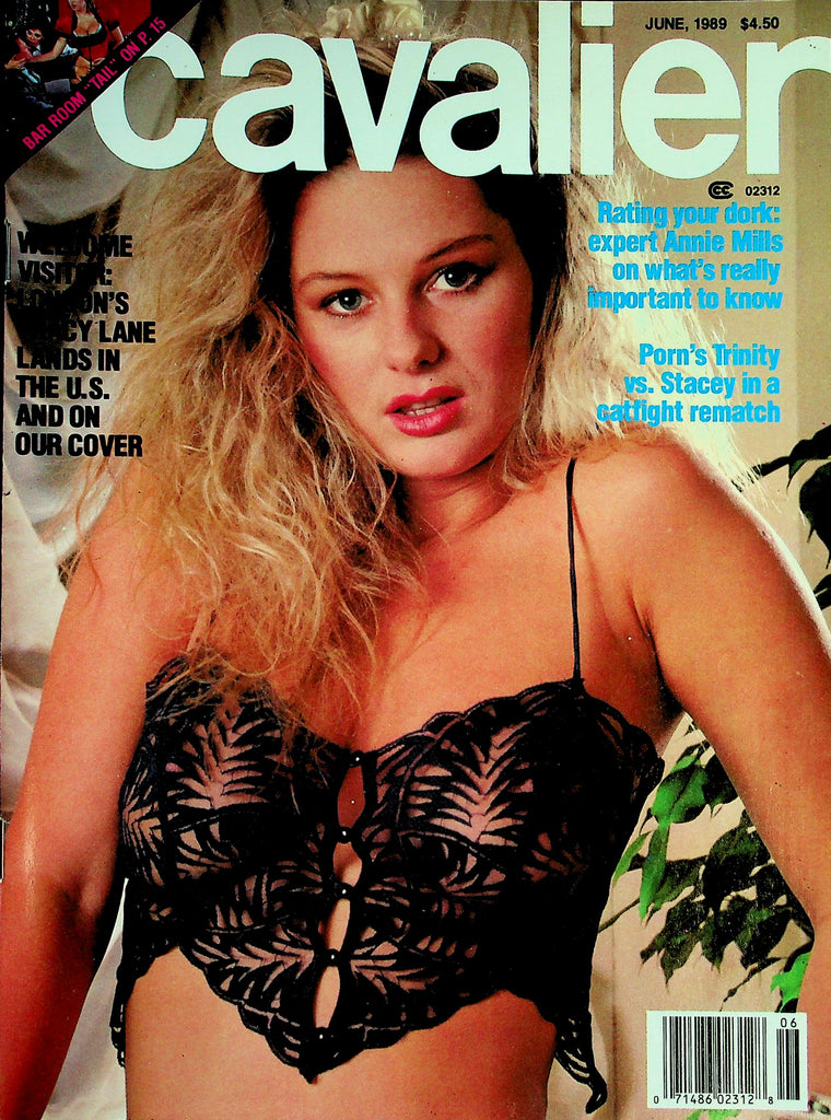 Cavalier Magazine  Covergirl Tracy Lane / Trinity Loren vs. Stacey Owens Catfight   June 1989     100726lmp-GSC
