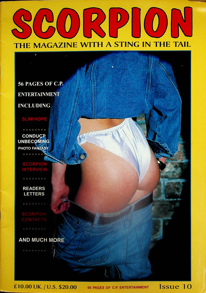 Scorpion Spanking Fetish Magazine  #10 1980's    091825lm-p