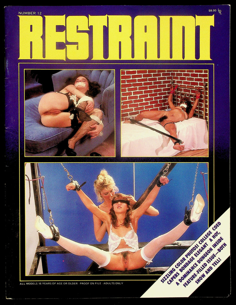 Restraint Bondage Pictorial #12 1980s/1990s Adult Magazine 083126hrp2-70