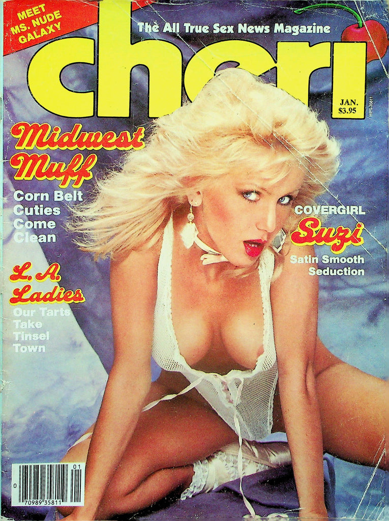Cheri Magazine   Covergirl Suzi / Ms. Nude Galaxy  January 1986     122625lmp