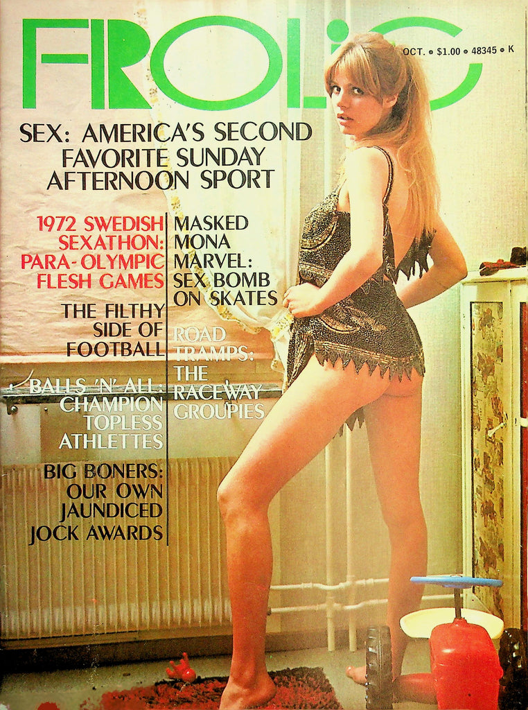 Frolic Magazine   Swedish Sexathon / Masked Mona  October 1972  020826lmp