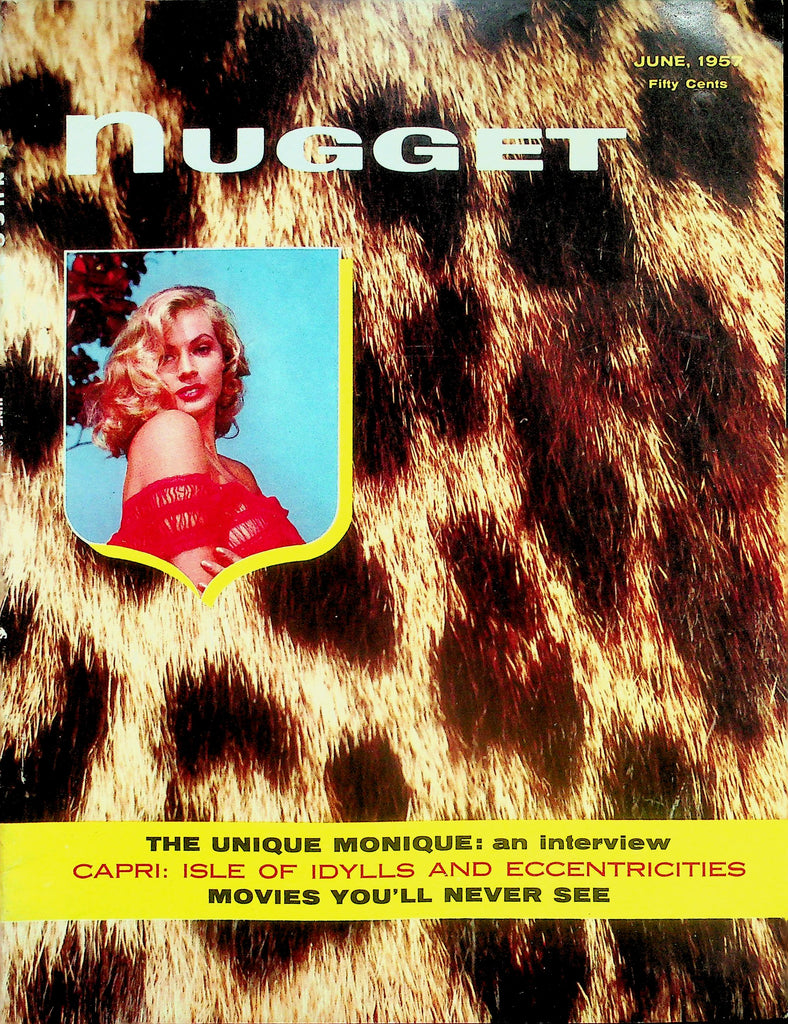 Nugget Magazine  Anita Ekberg / Monique Van Vooren  June 1957    010326lmp
