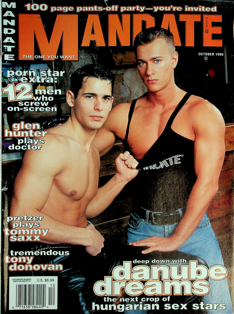 Mandate Gay Magazine  Danube Dreams Hungarian Sex Stars  October 1999    032426lmp