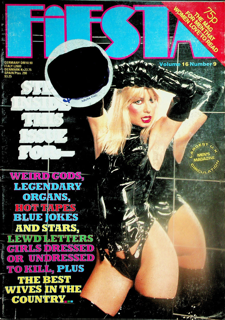 Fiesta Magazine  Cover/Centerfold Girl Karla   vol.16 #9  1980's  111425lm-p