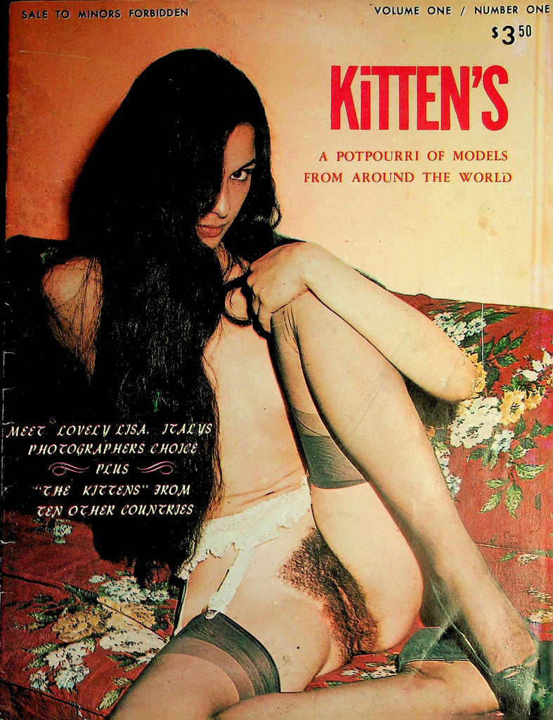Kitten's Magazine  Potpourri Of Models Around The World / Meet Lovely Lisa  vol.1 #1 1960's    032126lmp