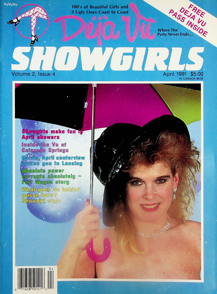 Deja Vu Showgirls Magazine  Centerfold Girl April  1991  062825lm-p