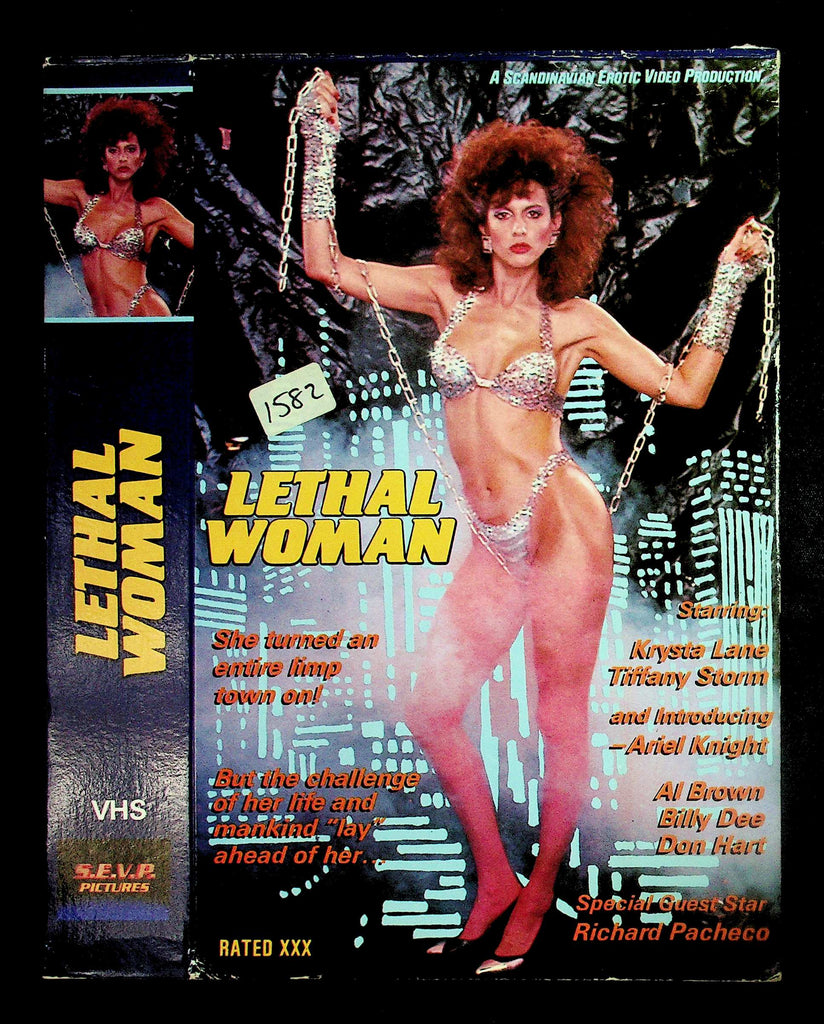Lethal Woman Krysta Lane Tiffany Storm Ariel Knight Adult VHS S.E.V.P. 042126NAVHS-10