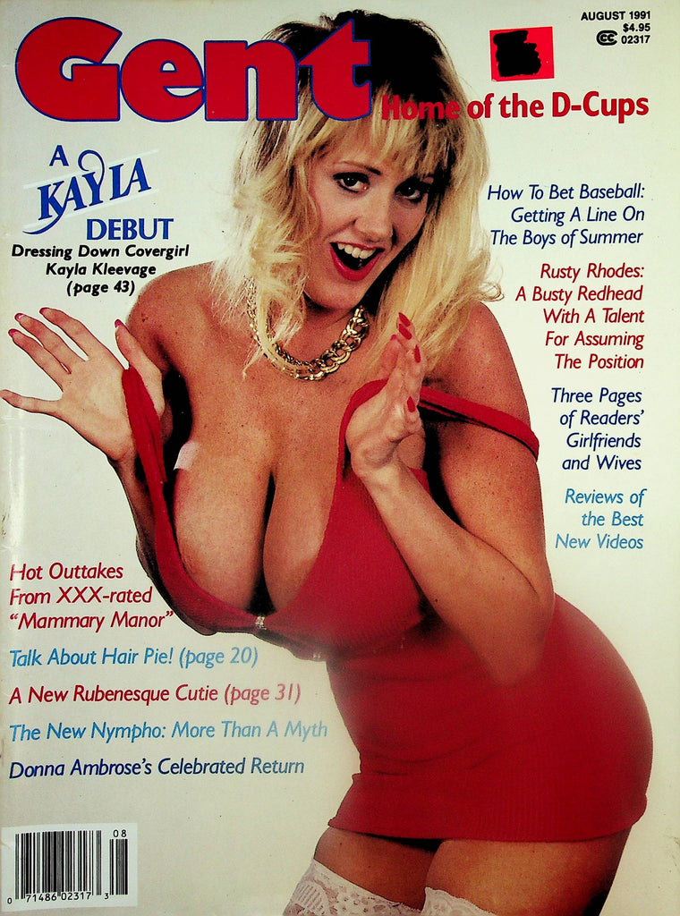 Gent Busty Magazine  Covergirl Kayla Kleevage  August 1991   052625lm-p