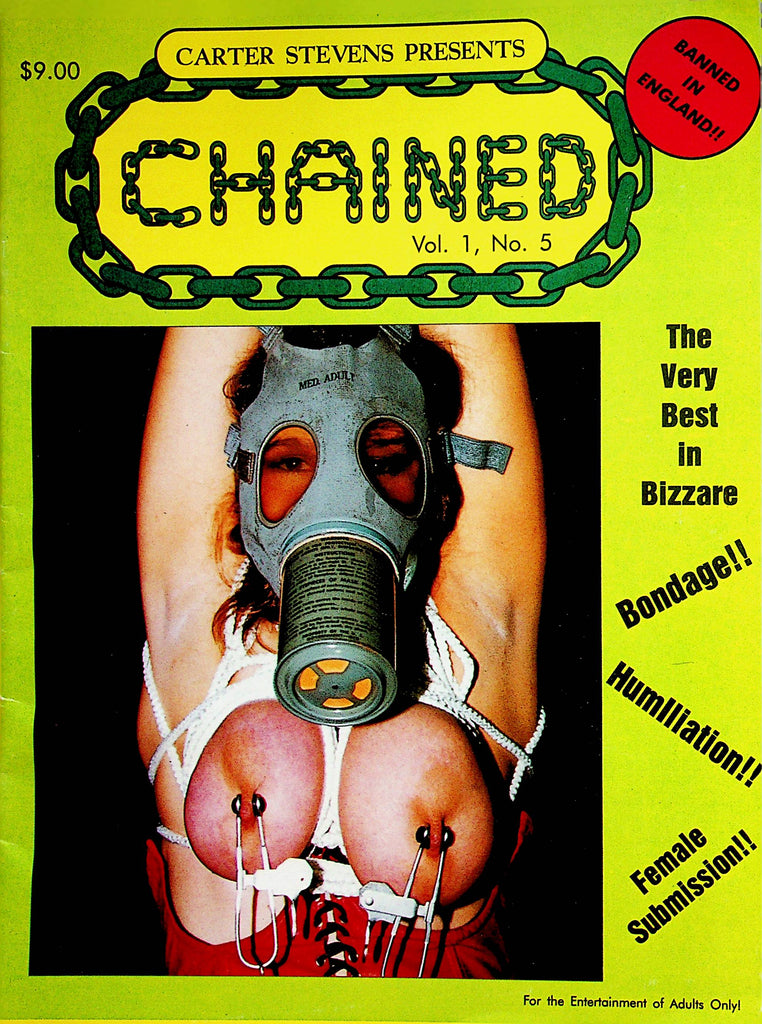 Chained Bondage Magazine  Female Submission  vol.1 #5  1994 by Carter Stevens    061523lm-p2