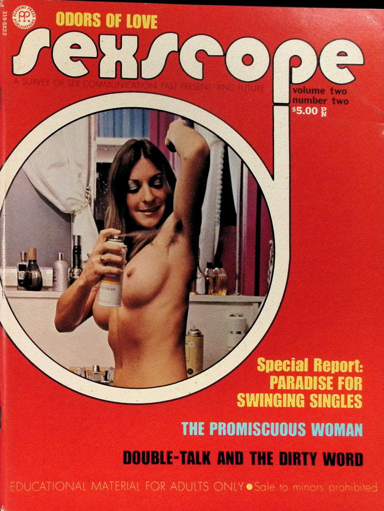 Sexscope Vol 2 #2 1972 Sex Communication Magazine Paradise for Swinging couples  060926AMP