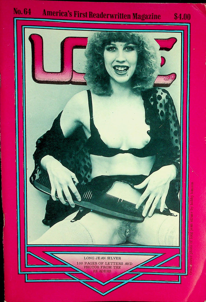 Love Adult Newspaper Magazine  Long Jean Silver  #64  1980's   090126lmp2-GSC
