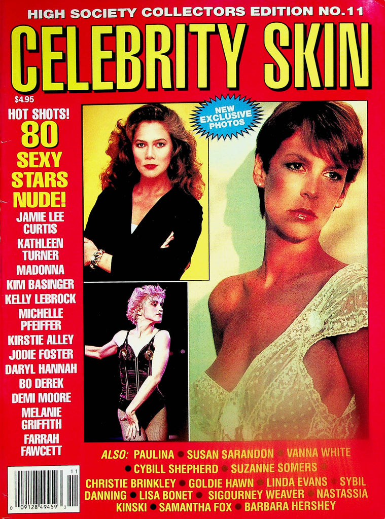 Celebrity Skin Magazine  Jamie Lee Curtis , Kathleen Turner, Madonna  #11  1990  070925lm-p