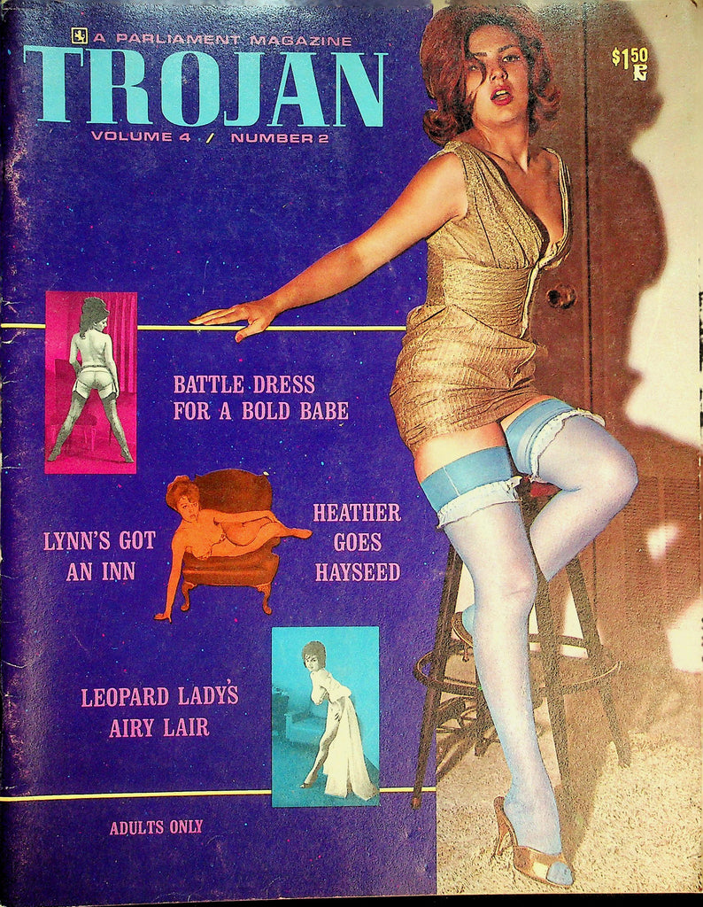 Trojan Vintage Magazine  Centerfold Trojan Warrior Marian Neill  vol.4 #2  1966    Parliament  100826lmp-GSC