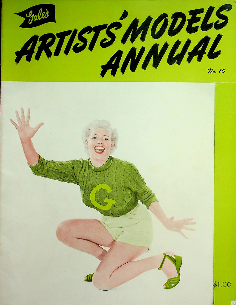 Gale's Artists' Models Annual Vintage Magazine   Beautiful Nude Models  #10  1950-60's     052926lmp-GSC