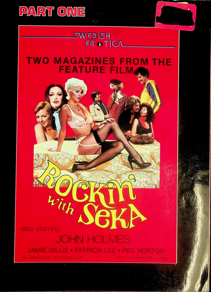 Rockin' With Seka Part One Magazine  w/ John Holmes, Jamie Gillis & More  1980's  Swedish Erotica   062226lmp-GSC